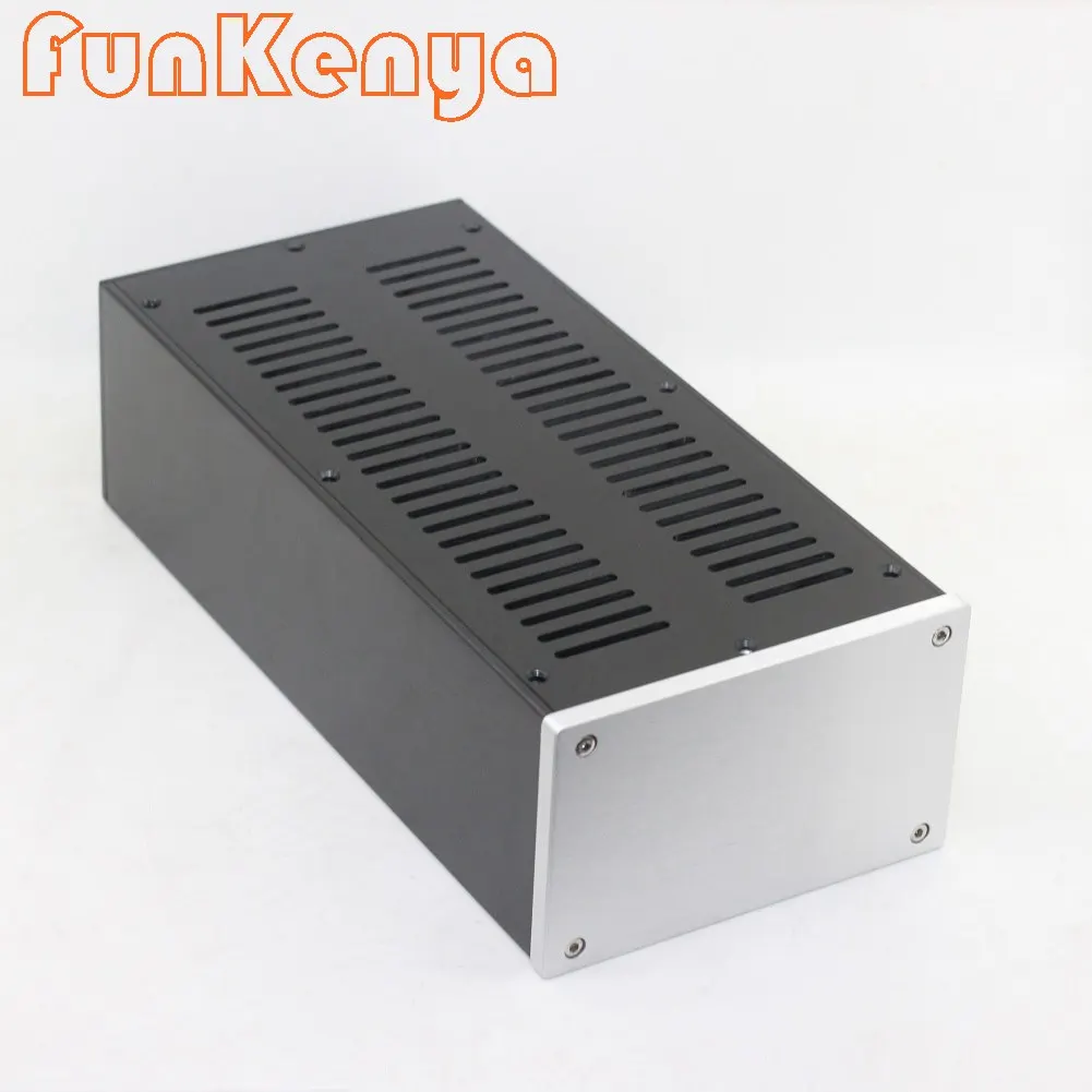 W148 H92 D310 No Hole Tube Case Preamp Chassis Rear Anodized Aluminum Box DIY Power Amplifier Supply Housing DAC Decoder PSU