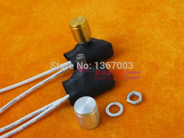 

2PCS 220v Desk Light Table Lamp 2 Way Control Switch Dimmer For Bulbs 1A/3A