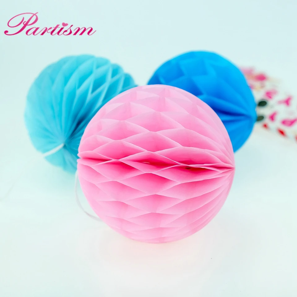 10PCS 4\'\'(10cm) Tissue Paper Lantern Honeycomb High Quality Ball For Home Garden Wedding & Kids Birthday Party Decorations