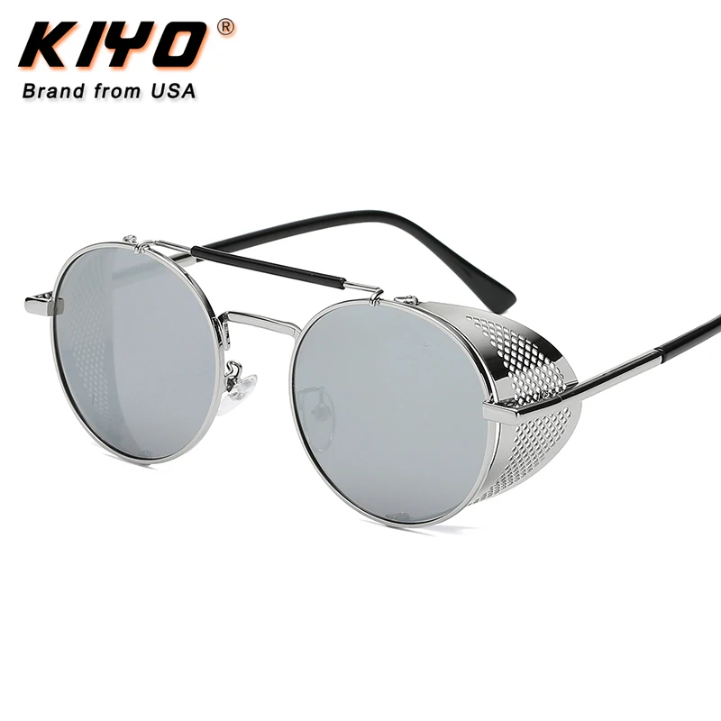 KIYO Brand 2020 New Women Men Round Polarized Sunglasses Metal Vintage Sun Glasses High Quality UV400 Driving Eyewear 2829