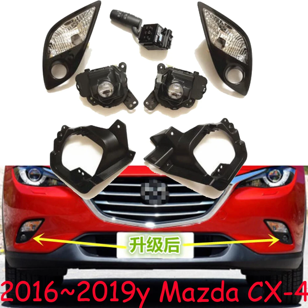 Передняя фара для автомобильного бампера Mazda CX-4, противотуманные фары cx4 cx 4;2016 ~ Y, светодиодный провод hanress, фара для Mazda cx-4, противотуманная фара