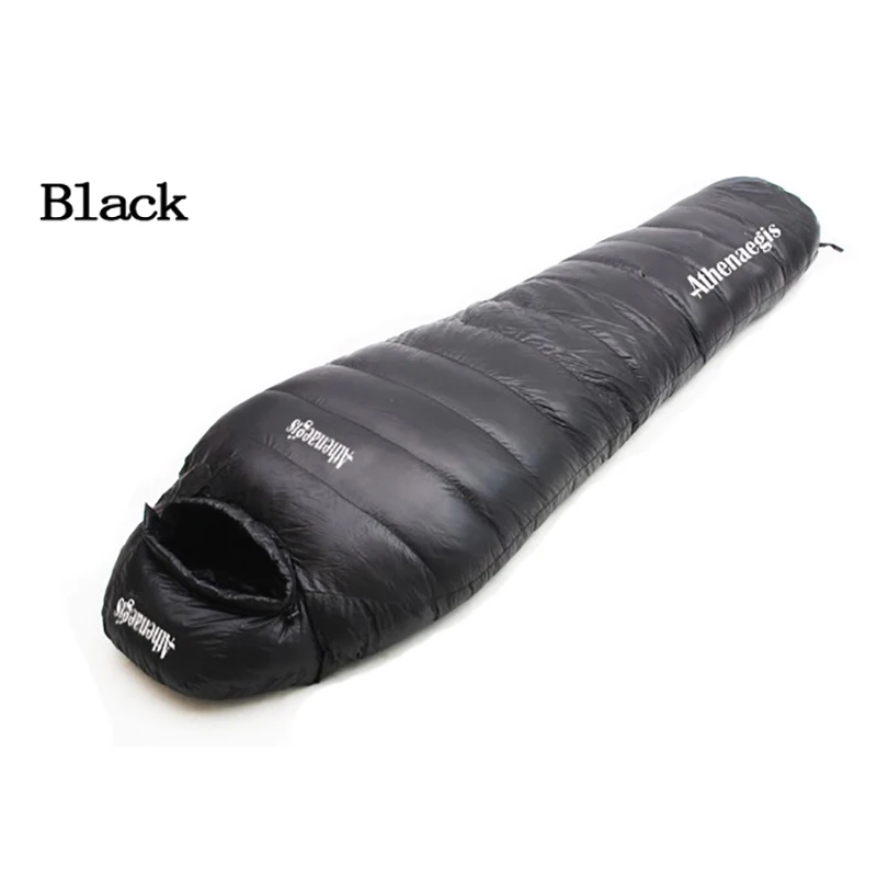 Athenaegis 800G White Goose Down Filling Can Be Spliced Mummy Ultra-Light Sleeping Bag