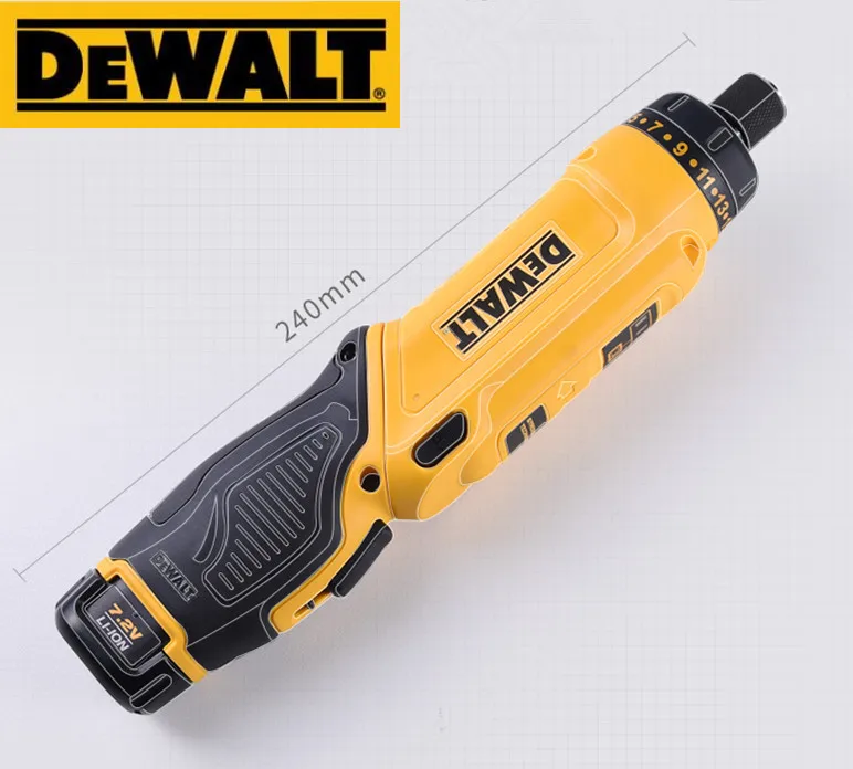 DEWALT DCF680 7.2 فولت مفك كهربائي قابلة للشحن مثقاب ليثيوم صغير السرعة