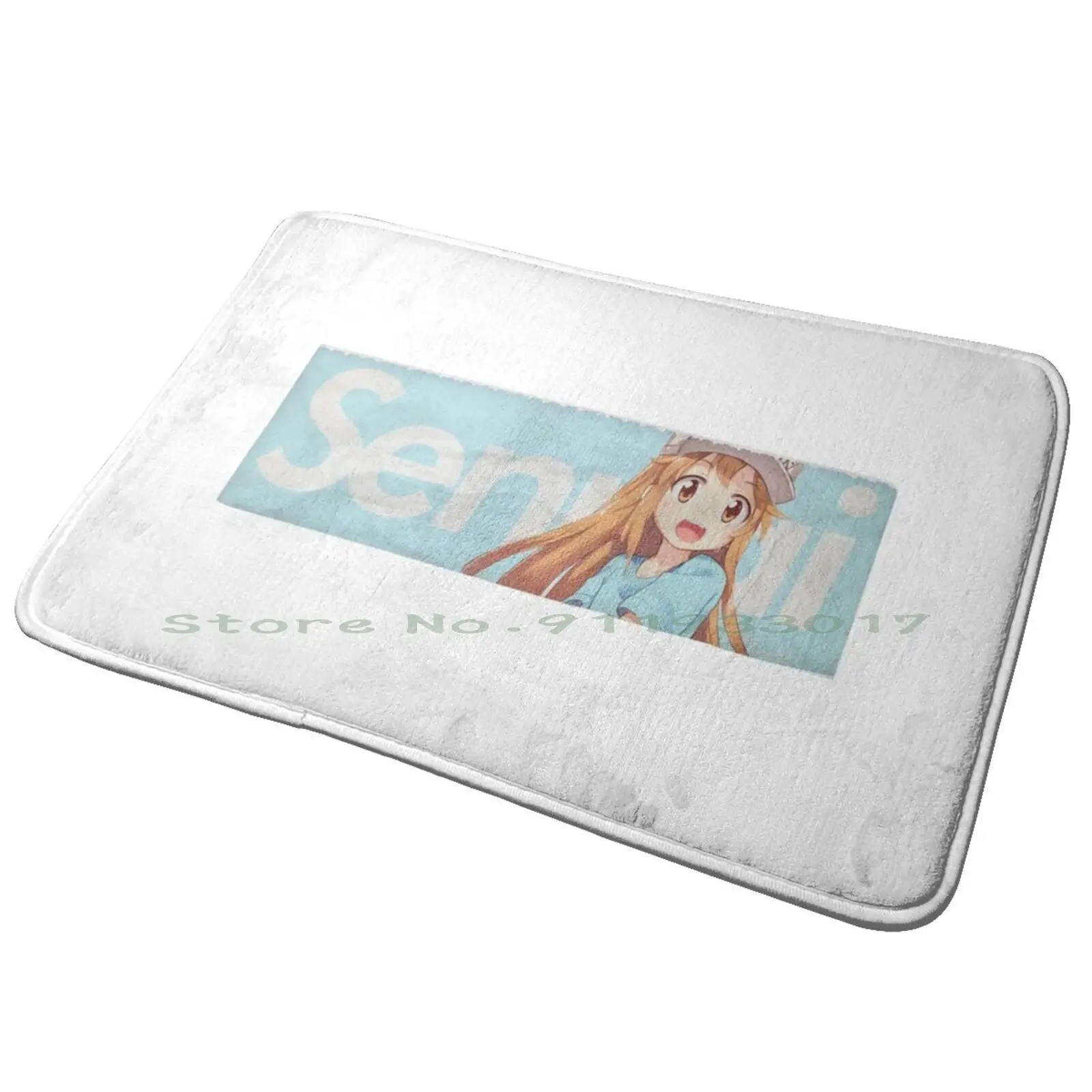 Platelet-Chan | Cells At Work! Wiki Senpai Entrance Door Mat Bath Mat Rug Guitar Music Anti-Slip Bedroom Kitchen Foot Mat Floor