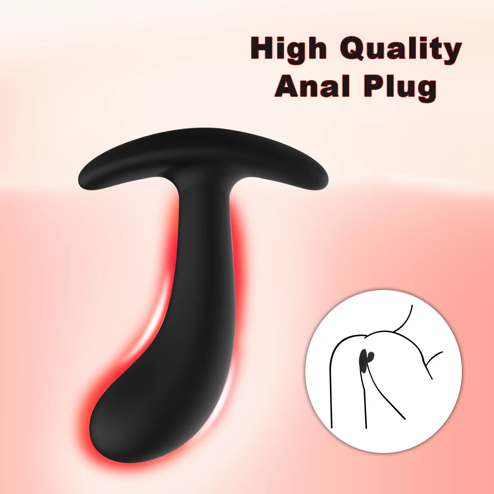 3 Silicone Anal Plugs Training Set Bullet Dildo Vibrator Anal Sex Toys For Woman Male Prostate Massager Butt Plug Gay Sex Toys