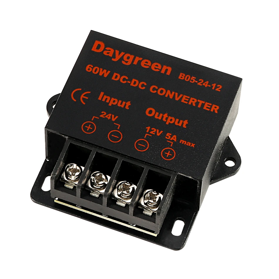 24V to 12V 5A DC Converter Regulator Car Step Down Reducer Daygreen CE Certificated 24V to 12V 10AMP