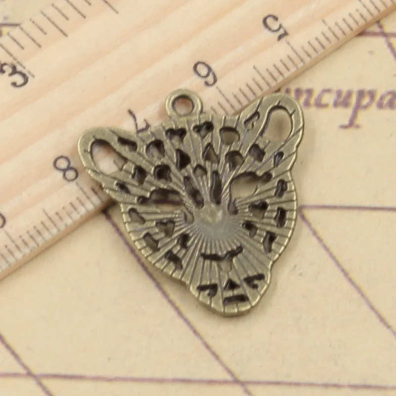 10pcs Charms Hollow Leopard Head 28x26mm Tibetan Bronze Silver Color Pendants Antique Jewelry Making DIY Handmade Craft Pendant