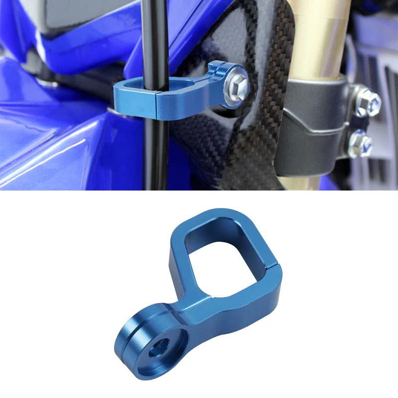 CNC Brake Line Hose Clip Cable Clamp Holder For Yamaha YZ250F YZ450F 2010-2022 YZ250FX YZ450FX 2016-2021 WR250F WR450F 2016-2018