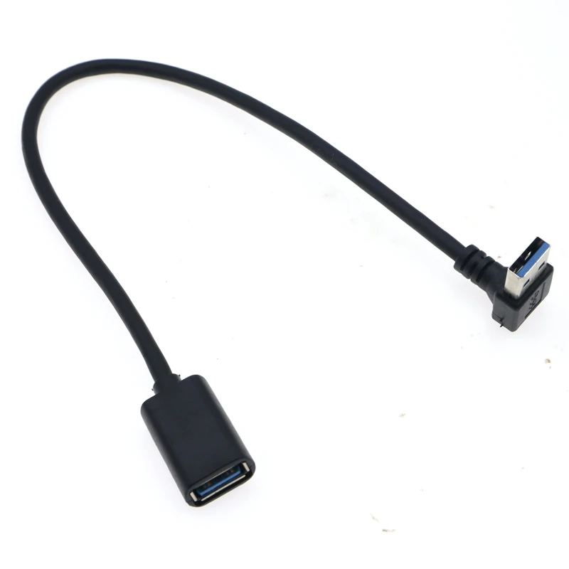 90 度上下左右 USB 3.0 A オス - メス延長ケーブル高速 5Gbps コンピュータ産業用アダプタ