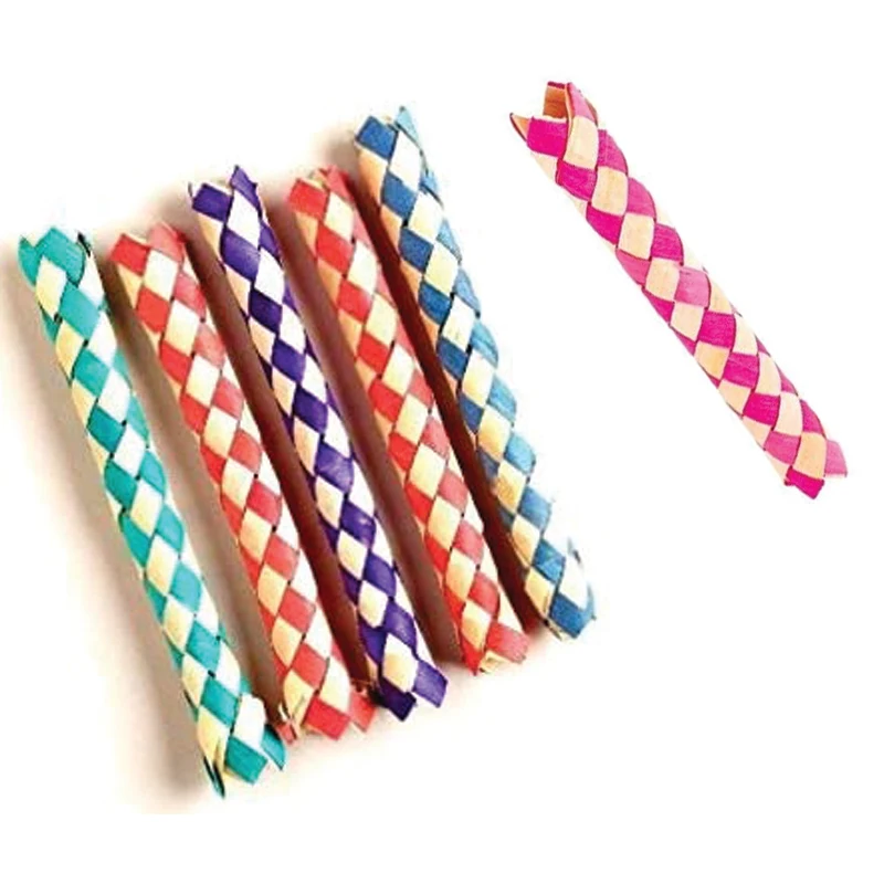 Free ship Wholesale 144pc Cheap Chinese Finger Trap Magic Trick Joke Toys Party Favors Gifts Loot Bag Fillers Give Away