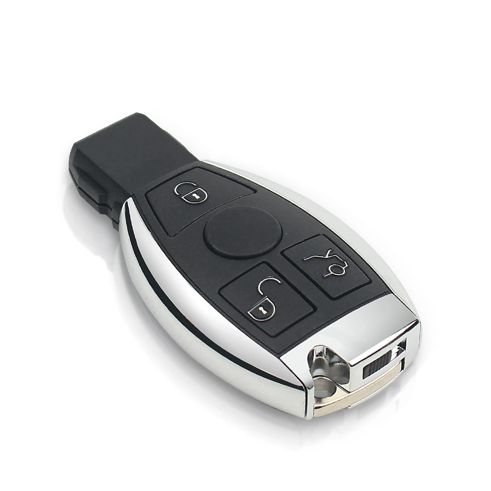 KEYYOU-Fob chave remoto esperto do carro, Mercedes Benz A B S Classe E, apoio BGA e microplaqueta do NEC, 315/433.92MHz, 2/3 botões