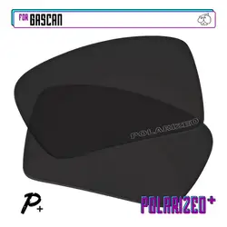 EZReplace Polarized Replacement Lenses for - Oakley Gascan Sunglasses - Black P Plus