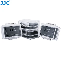JJC 4-Pack Water-resistant Camera Battery Case for Canon LP-E6N LP-E8 LP-E12 LP-E17 for Nikon EN-EL15 EN-EL14A for Sony NP-FW50