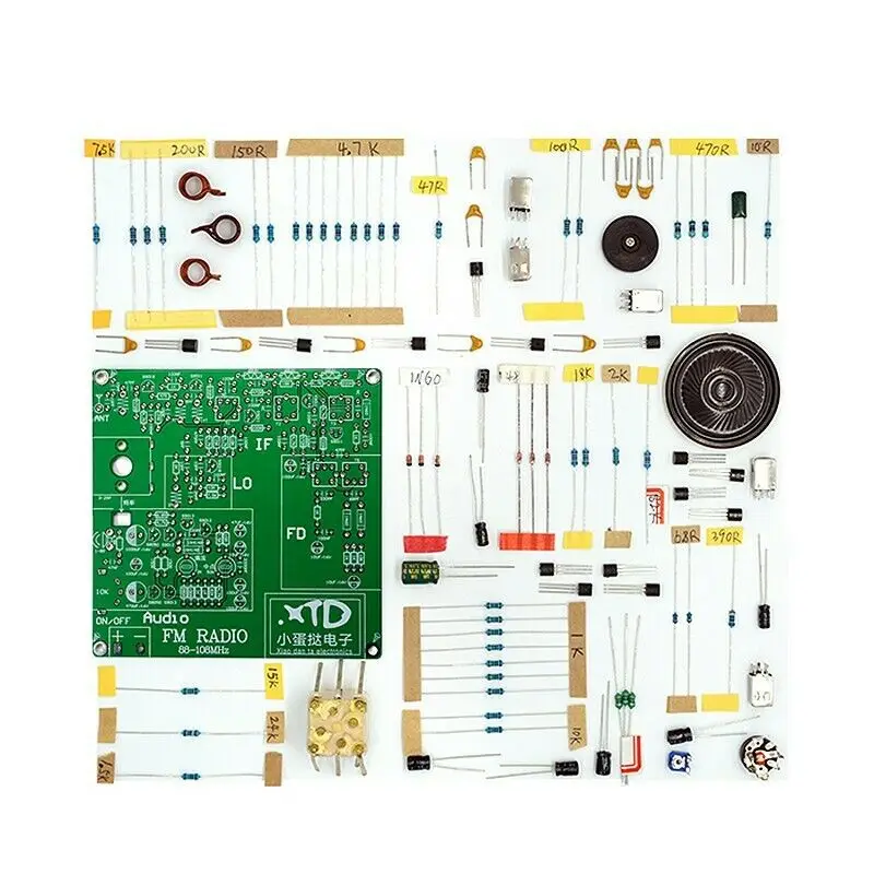 Imagem -04 - Kit Faça Você Mesmo 88108mhz Kit de Rádio fm Rádio fm Faça Você Mesmo Kit Receptor de Rádio Totalmente Discreto