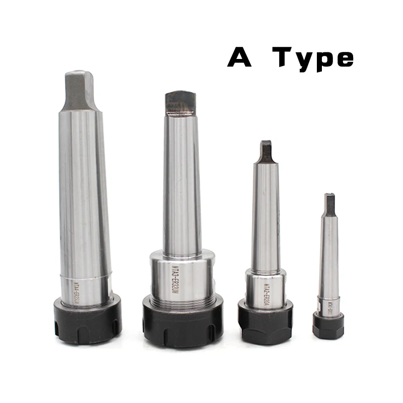 1PC MT1 MT2 MT3 MT4 Morse Taper ER11 ER16 ER20 ER25 ER32 ER40 Collet Chuck Tool Holder MTA MTB Morse Lathe Spindle