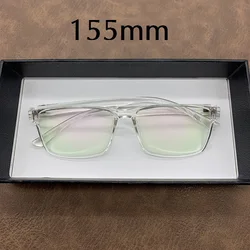 Cubojue 155mm Oversized Reading Glasses Male Transparent Eyeglasses Frames Men Clear TR90 Prescription Male Large Big Wide