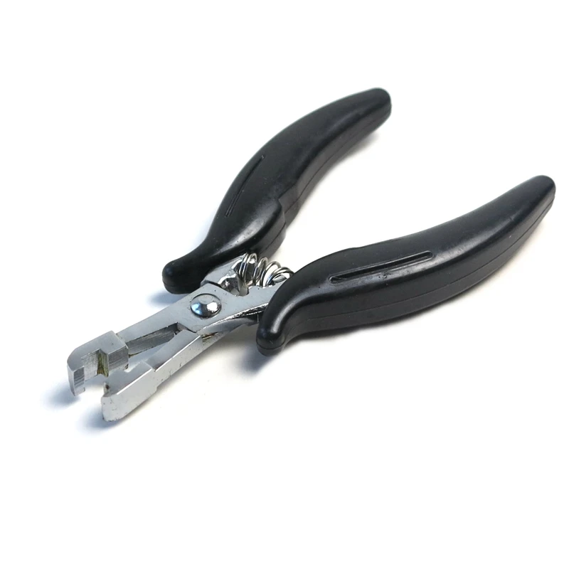 1pcs Keratin Bonding Square Tip Hair Extension Pliers Micro Rings Removal Hair Extension Pliers
