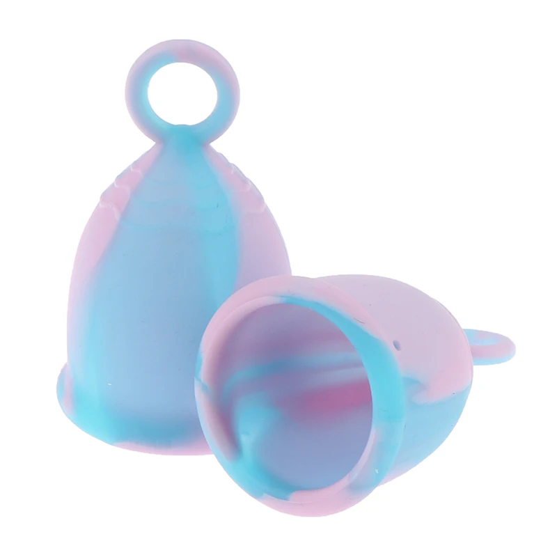 3 stücke Menstrual Tasse Medizinische Grade Silikon Feminine Hygiene Menstruations Lady Frauen Zeitraum Tasse Silikon Mehrweg Menstruations Cup