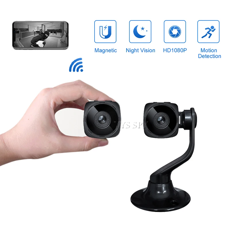 Wifi Mini Camera 1080P IR Night Vision Motion Alarm DVR Micro Cam Video Remote Home Monitor Camara Espia Support Hidden TF Card