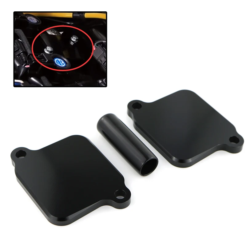 Fit For Suzuki GSXR600 GSX-R750 GSX-R1000 GSXR 1000 GSX-S1000 GSX-S1000F Motorcycle Smog Block Off Plates Covers CNC Aluminum