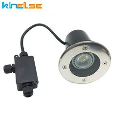 5W Wasserdichte LED U-licht Kit IP67 Gu10 Außen Boden Garten Pfad Boden Begraben Hof Spot Landschaft mit drüse IP BOX