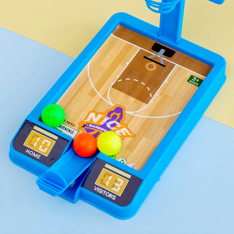 Sport 2 Player Game Mini Basketball Hoop Shooting Stand Toy Educational for Children Finger Basketball Shooting Family Game Toy