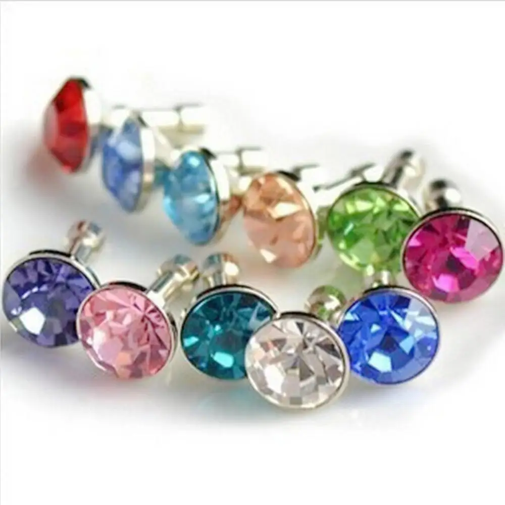 Bonito conjunto de 5 piezas de auriculares para teléfono móvil con enchufe a prueba de polvo, cubierta de cargador multifunción, enchufe a prueba de polvo para teléfono móvil