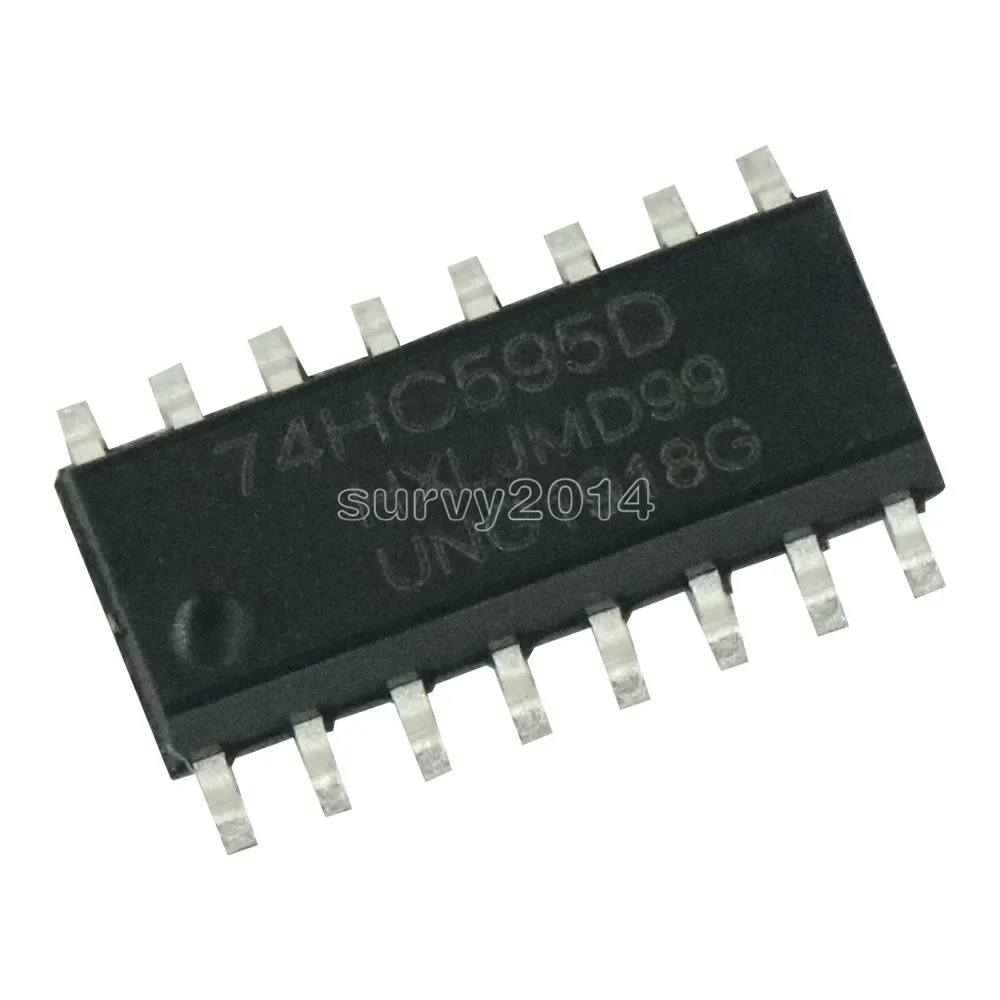 5 шт. 74HC595D 74HC595 8-битный регистр сдвига SOP-16 IC новый