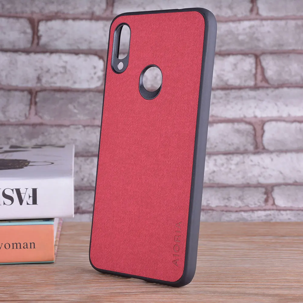 حافظة لهاتف شاومي ريدمي نوت 7 6 5 برو كوكيه فاخر من الجلد والنسيج ناعم من البولي يوريثان غطاء هاتف صلب لهاتف ريدمي نوت 7 6 5 برو