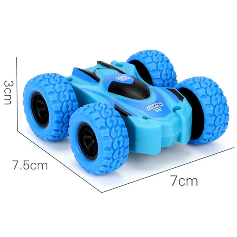 เด็กแรงเสียดทาน Powered Fall-หมุน360องศา Inertial Double-Sided Stunt รถ Off-Road Toy Toy รุ่น