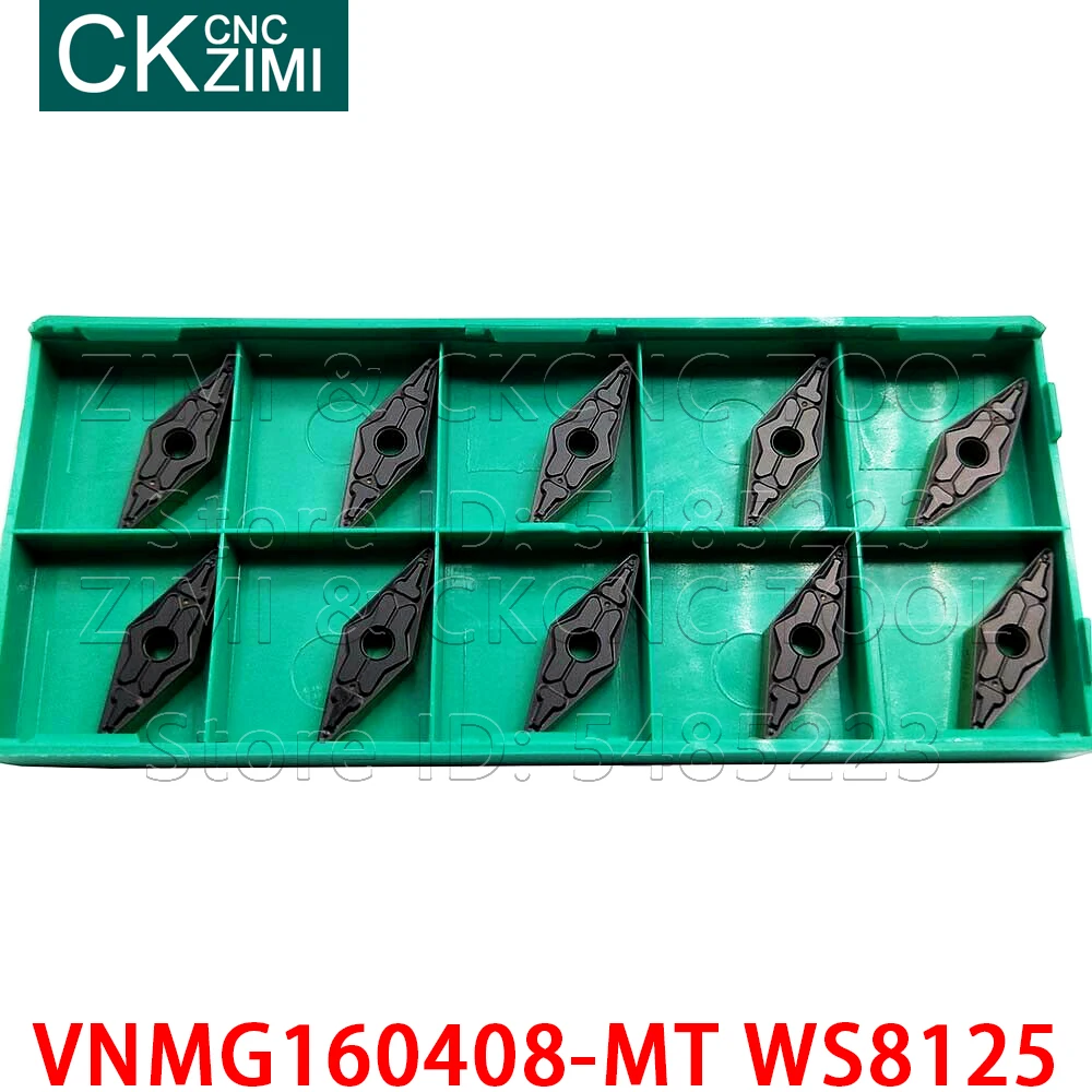 VNMG160408-MT WS8125 Carbide Turning Inserts CNC Lathe Blade Holder wood turning Insert Tool high quality VNMG 160408 for steel