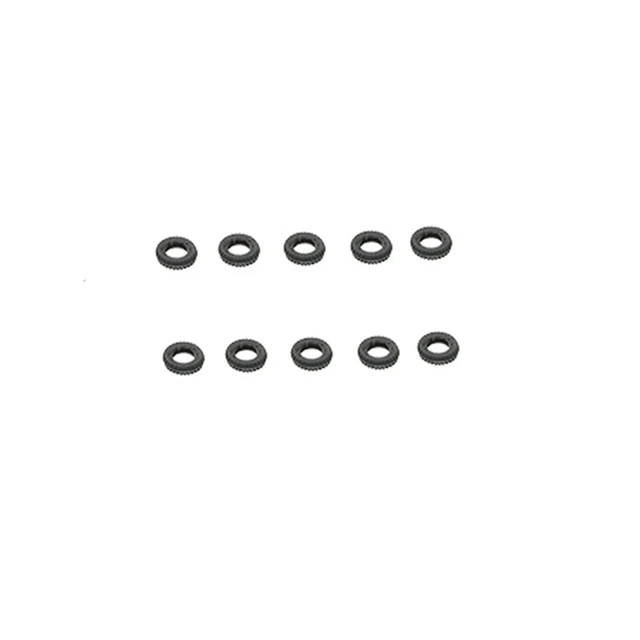 10 Pcs Mini Banden Diameter 10/20/24/32/40/50 Mm Geëmuleerd Banden Zwart micro Wiel Voor Rc Visaas Boot/Rc Simulatie Boot Onderdelen