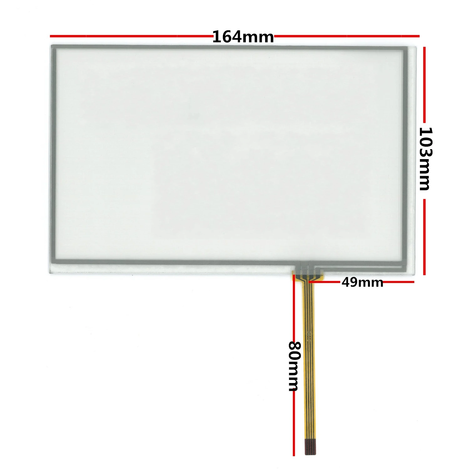 

New 7.1 inch industrial grade resistive touch screen is suitable for AT070TN83 vehicle LCD touch screen