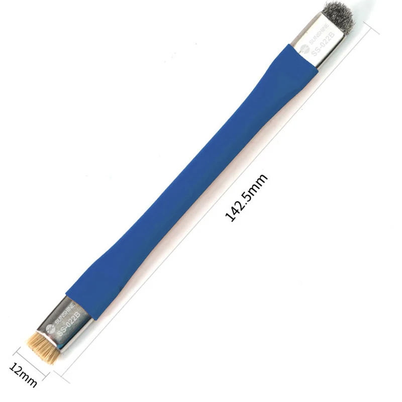 Anti-Static Double-headed Dual-Purpose Sikat Untuk iPhone Samsung IC Chip Motheraboard Cleaning Penghapusan Lem Alat