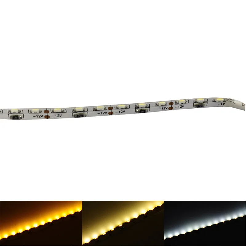 Elastyczny pasek LED SMD335 emitujący światło boczne; 5/8mm PCB ; 60 diod LED/120 diod LED/m; Czerwony/zielony/niebieski/ciepły/naturalny/zimny