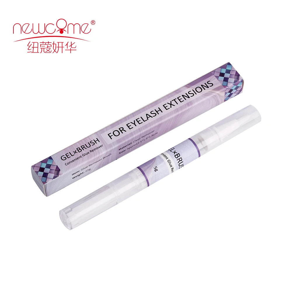 

NEWCOME New False Eyelash Glue Remover Pen Non-irritating Eyelash Extension Tools Eye Lashes Glue Remover Cleaner 5g