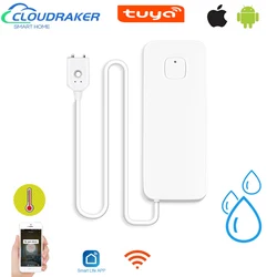 Tuya Home Alarm Water Leakage Alarm WIFI Leak Sensor Water Flood Overflow Detector Security Alarm System Alert No Hub，smart home