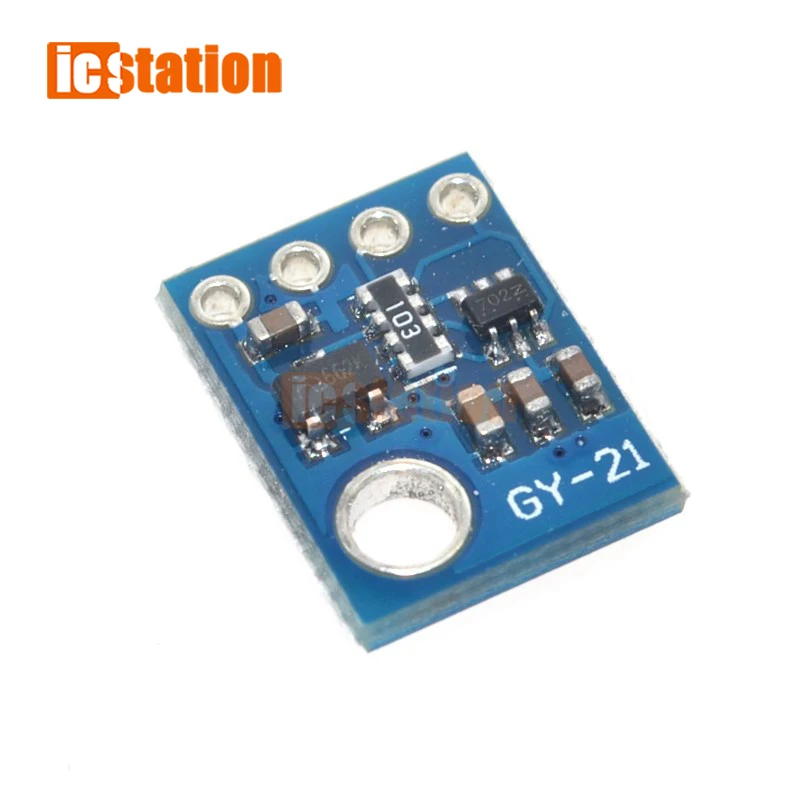 HTU21D Iic/I2C Digitale Temperatuur En Vochtigheid Sensor Breakout Board Module Voor Weerstations Humidor Controle 3.3V