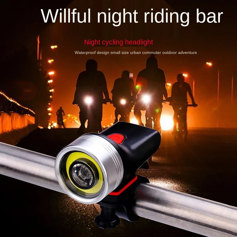 XPE Bike Light Front LED USB Rechargeable Bicycle Light 500 Lumens Bike Lantern 2 COB Torch Lamp Front for Cycling