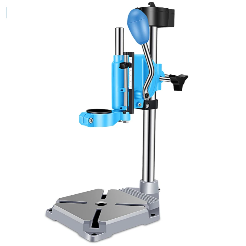 MultifunctionDrill Press Stand bench for Electric power Drill iron base Workbench Clamp for Drilling Collet 38 43mm 90 degrees