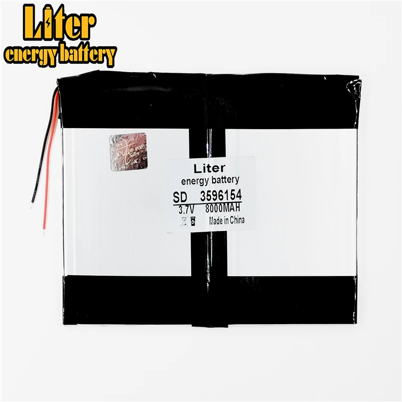 

3.7V 8000mAH 3596154 Polymer lithium ion / Li-ion battery for tablet pc,GPS,mp3,mp4,POWER BANK