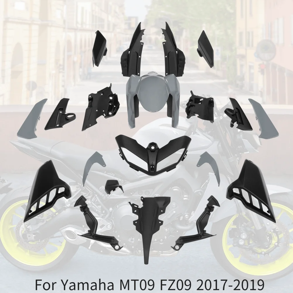 

Обтекатель для мотоцикла, комплект для литья под давлением кузова для Yamaha MT09 FZ09 2017-2019 2018 MT 09, аксессуары