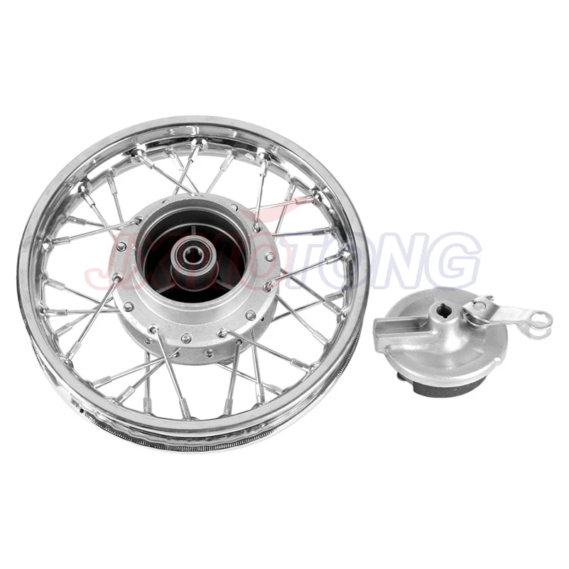 10 inch 28holes 12MM Rear Aluminum Alloy Wheel Rims Drum Brake hub for dirt bike pit bike KTM CRF Kayo BSE Apollo