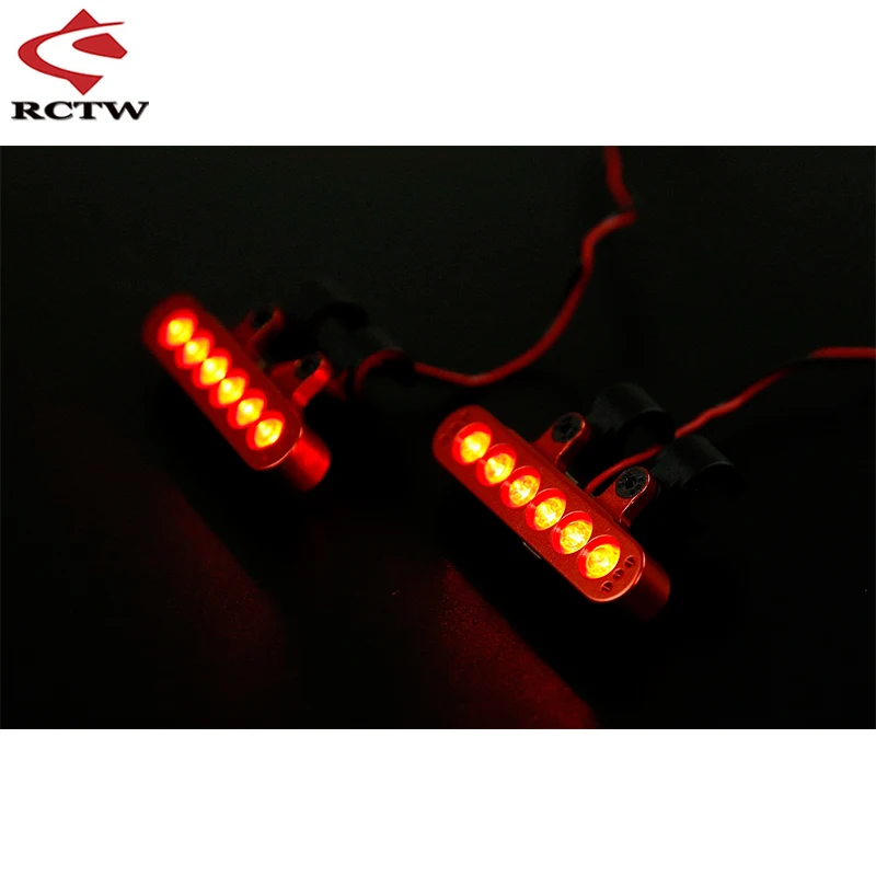 CNC Rear Light Bumper Base Rear Light TailLight for 1/5 Losi 5ive-t Rofun Rovan Lt King Motor X2 Rc Car Spare Toy Upgrade Parts