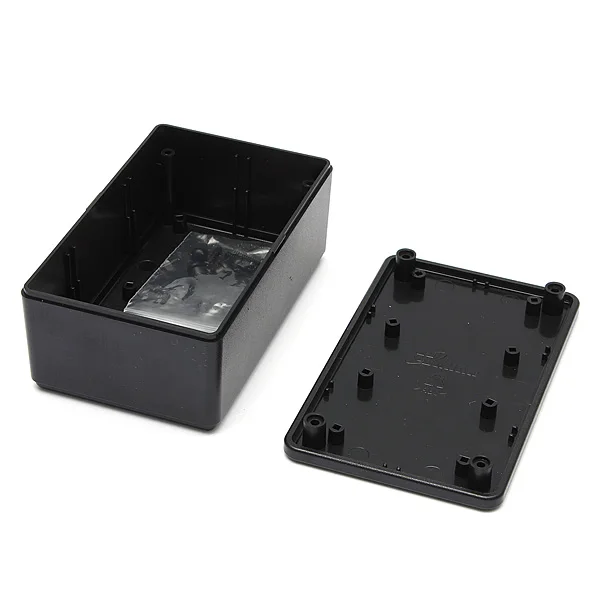 105x65x40mm Black Waterproof Enclosure Box Electronic Instrument Case ABS Plastic Cover Project for Relay Module