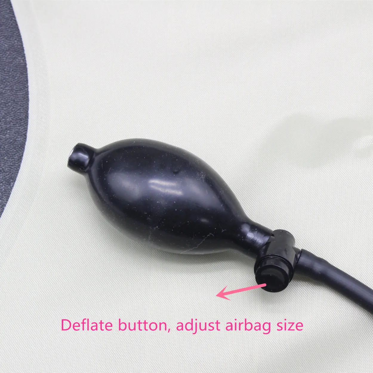 car TPU pneumatic lumbar cushion back lubar support hand-pump  lumbar massager for pillow inflatable mattress interior parts