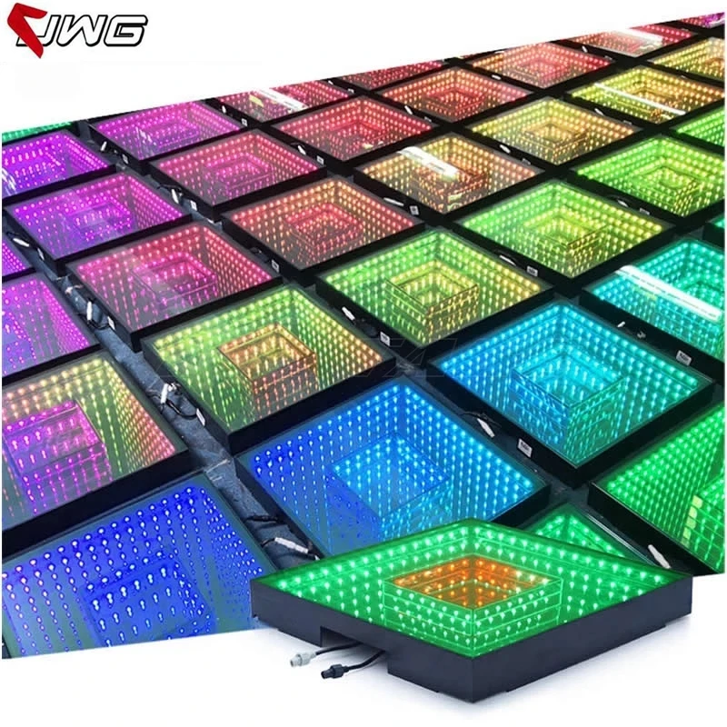 Wedding Decorations Light 3D Mirror Dj Led Dance Floor For Sale