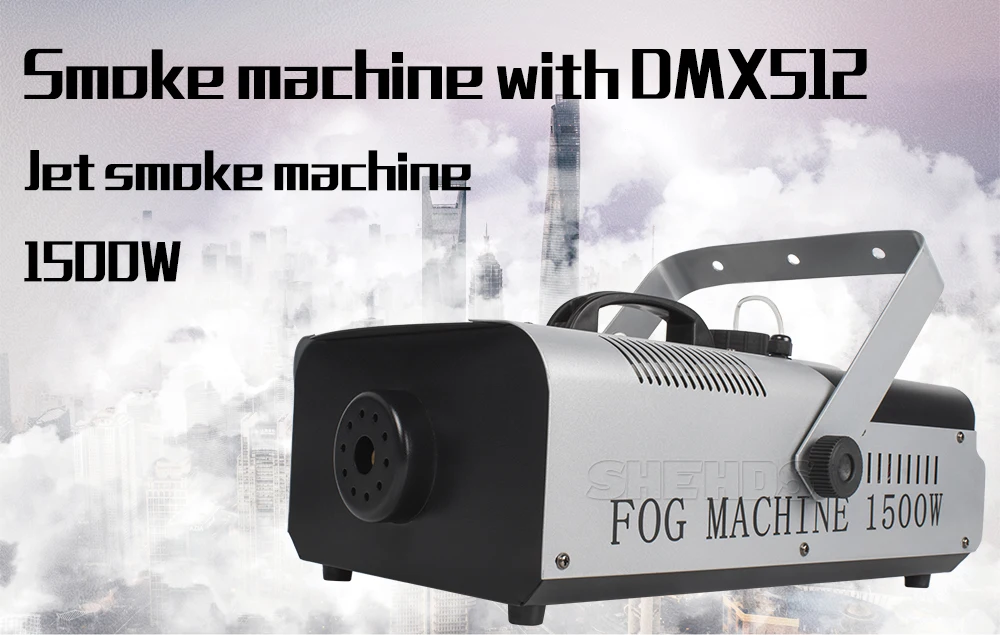 1500W DMX Nebel Maschine Drahtlose Fernbedienung Fogger Für Party DJ Disco Hochzeit Konzert DMX512 Nebel Maschine – Detail 1