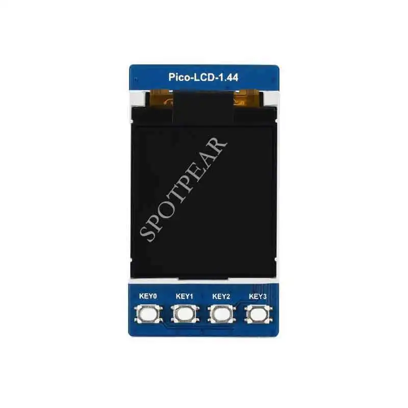 Modul Peraga LCD 1.44 Inci Layar 1.44 Inci Warna 65K 128 × 128 SPI untuk Raspberry Pi Pico