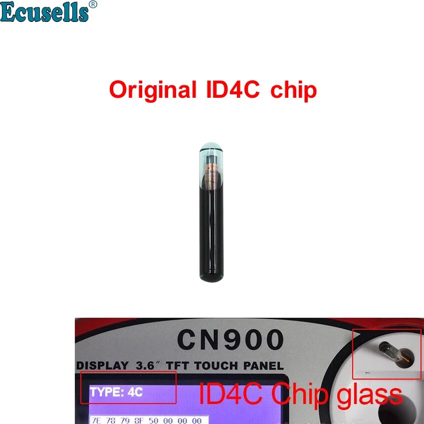 

Original ID4C 4C Texas chip Glass transponder chip blank 4C chip